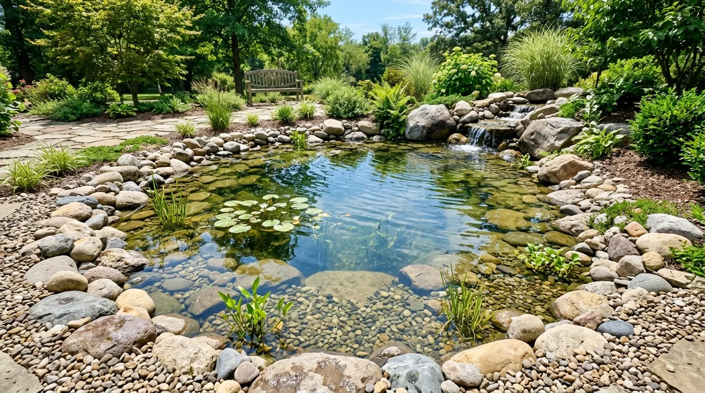 Pond Corner Garden Treatment